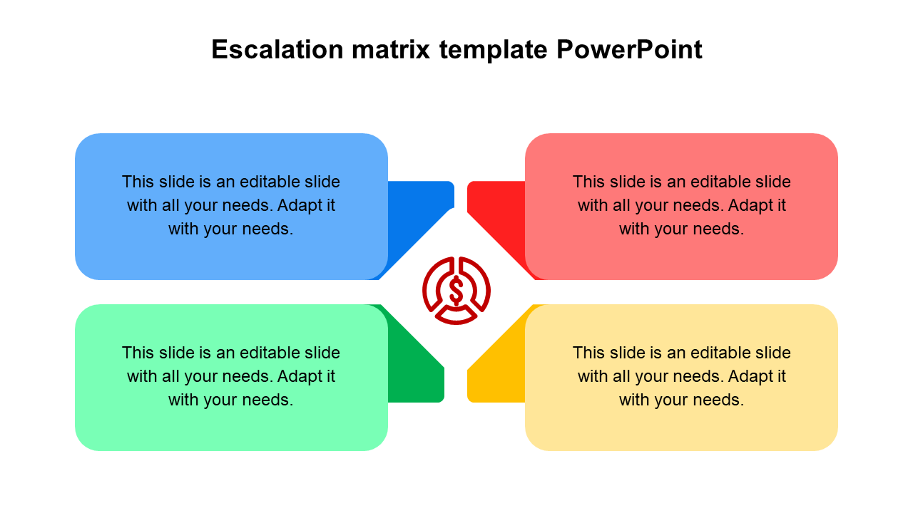 Escalation matrix template PowerPoint designs